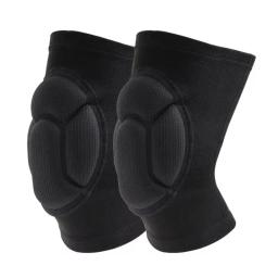 Joelheira Esportiva de Proteção Espessada para Homens, Joelheiras Elásticas, Equipamento de Fitness, Protetor de Basquete, Almofadas Antiderrapantes, Masculino, 1Pc - Image 1