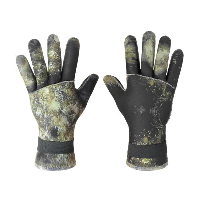 Luvas de Mergulho Camufladas 3mm com Alta Resistência a Arranhões e Perfurações para Surf, Pesca, Caça e Ciclismo
