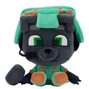 Pelúcia de Lobo Verde 20cm da Bobicraft - Brinquedo de Anime Ideal para Decoração, Presentes de Aniversário e Crianças