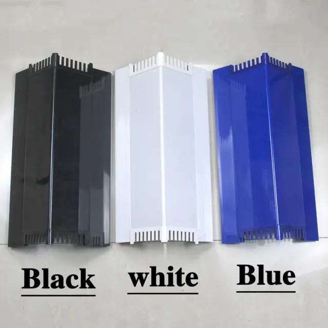 Placa Aquário com Ângulo Direito para Overflow, Borda Lateral e Filtro, Acessórios para Kit de Abastecimento de Água