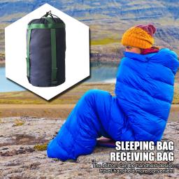 Acampamento ultraleve saco de dormir ao ar livre durável preguiçoso saco de dormir portátil armazenamento compressão saco de dormir viagem diversos saco - Image 4