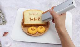 EVEBOT Handheld Food Inkjet Impressora, Tinta Comestível Faixa de Impressão, DIY Impressão Personalizada para Café Padrão, 26*100mm - Image 1