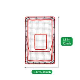 Pitch Back Rebound Net, Ângulos ajustáveis Rebounder, Baseball Softball e Lacrosse Prática para Pitching Jogando Catching - Image 2