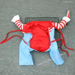 Traje Cosplay de Boneca Mortal Assustador para Animais de Estimação, Roupa Confortável de Halloween para Cães e Gatos, Trajes Chucky, Trajes Versáteis, 1 Conjunto - Image 4