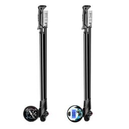 TANQUE-Bomba de ar portátil de bicicleta, alta pressão com manômetro, para suspensão traseira de garfo, amortecedor, roda de bicicleta de montanha, 300psi - Image 6