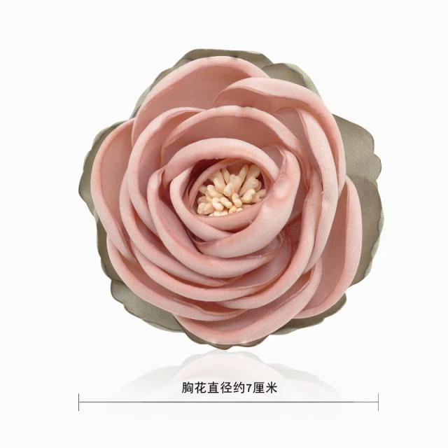 Broches de Flores de Tecido Coreano: Acessórios Elegantes para Casamentos e Presentes Especiais