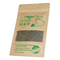 Premium Catnip for Cats, 100% Natural, Bulk, 10g, Menta, Sabor Mentol, Não-Tóxico, Saudável, Pet, Gatinho, Guloseimas, Acessórios - Image 6