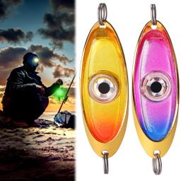 Subaquática Eye Shape LED Fishing Lure Luz, impermeável, luminosa, Squid Bait, Acessórios de pesca - Image 5