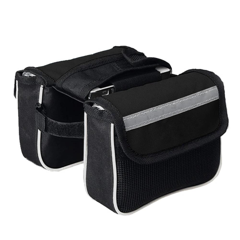 Bolsa dianteira para bicicleta Bolsa para guidão Bolsa para bicicleta Armação Alforje Multifuncional Bolsa de ombro portátil MTB Acessórios para bicicletas - Image 1
