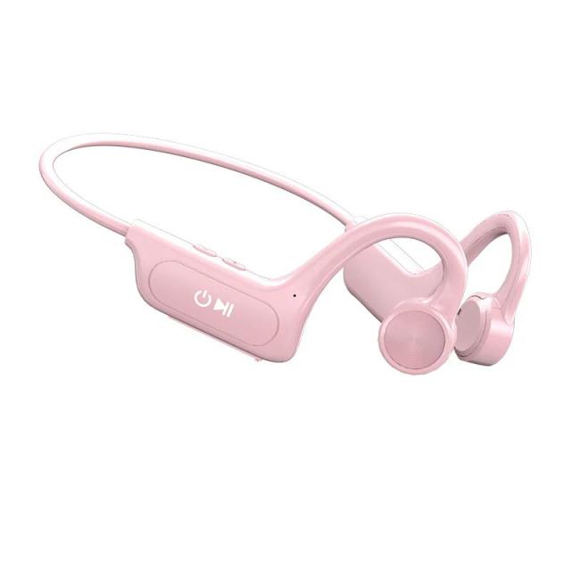 Fones de Ouvido Bluetooth 5.1 com Condução Óssea e Microfone - Ideais para Esportes ao Ar Livre e Compatíveis com Android e iOS, com Suporte para Cartão SD