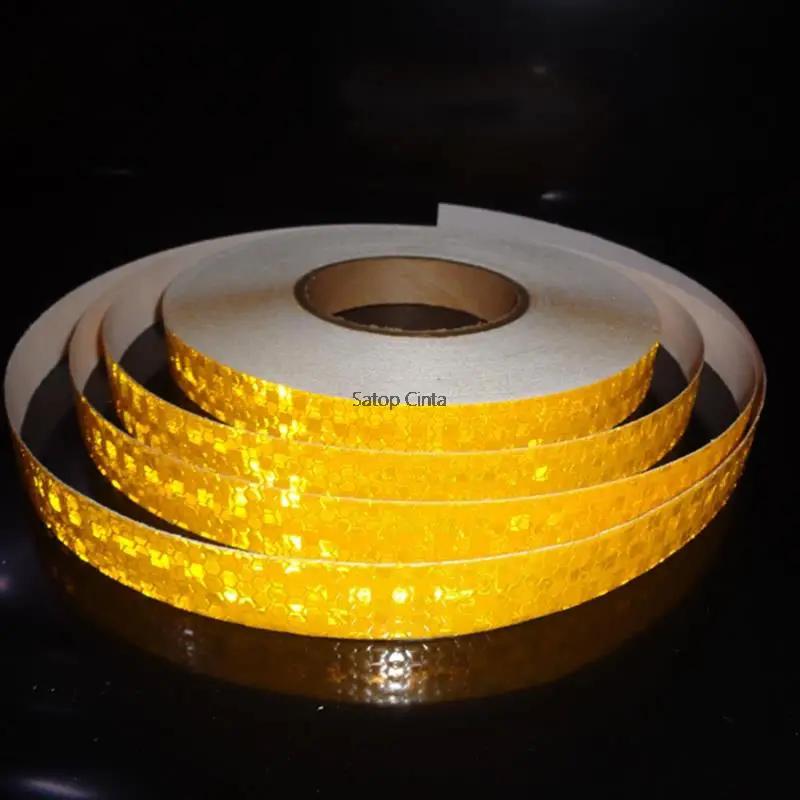 Bicicleta Fluorescente Roda Adesivo Reflexivo, MTB Fita Strip, Ciclismo Aviso de Segurança, fita impermeável do carro, bicicleta, 1 ''* 33FT - Image 1