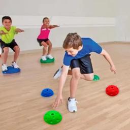 Bloco de escalada sensorial antiderrapante para crianças, pedras de equilíbrio, brinquedos esportivos, crianças pré-escolares, meninos do jardim de infância, 5 peças, 3-5 - Image 5