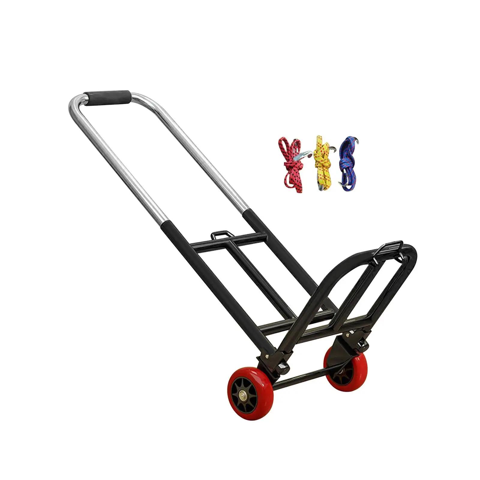 Carrinho de compras dobrável para caminhão de mão resistente, carrinho de bagagem, carrinho de bagagem - Image 1