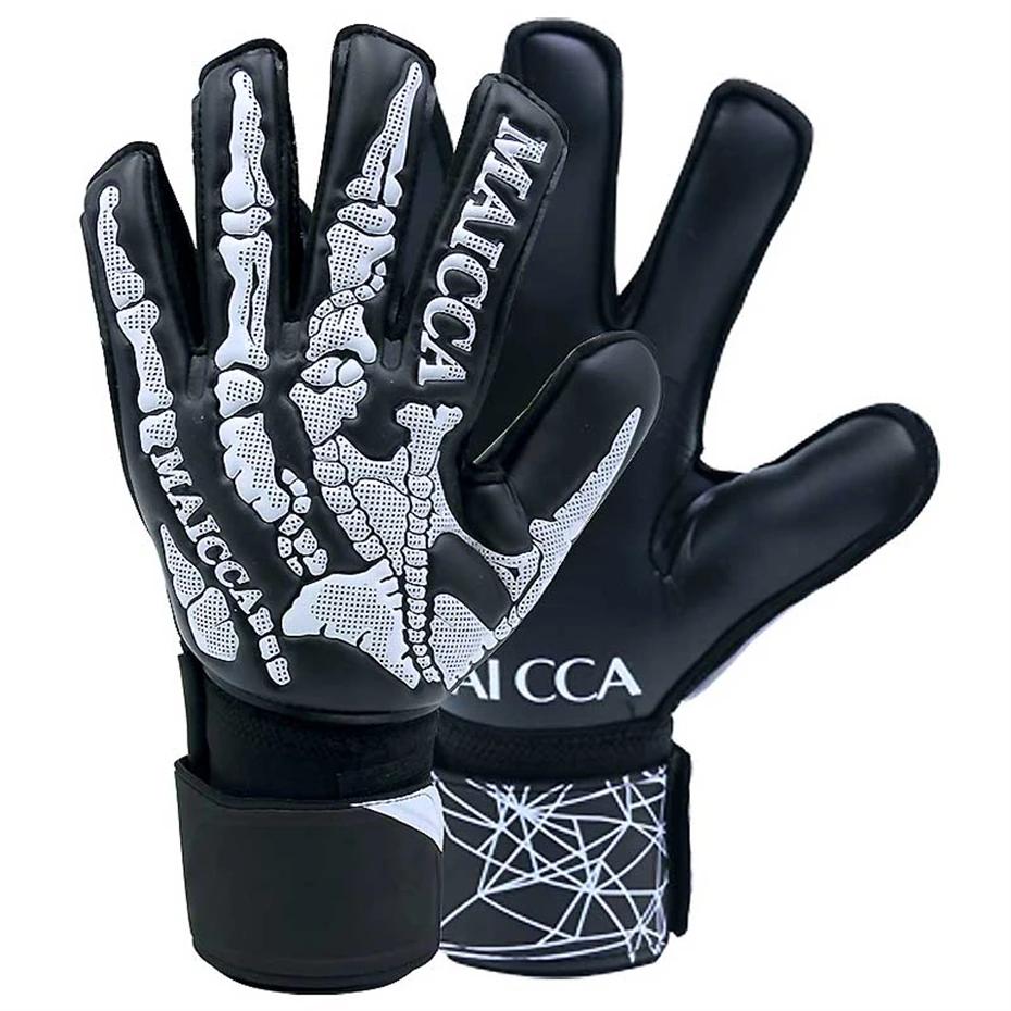 Luvas espessadas do goleiro para adultos e crianças, látex, goleiro macio do futebol, goleiro do futebol, luva do guardião, dedo 5, salvar a proteção - Image 1