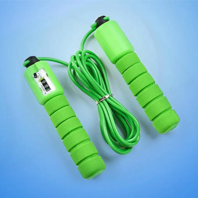 Corda de Pular Ajustável Eletrônica para Adultos - Ideal para Fitness e Crossfit