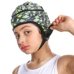 Capacete macio à prova de choque para crianças e adultos, protetor de cabeça ajustável, capacete de futebol - Image 5