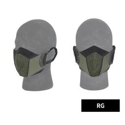Equipamento de caça máscara facial tática anti-nevoeiro poeira caça proteção engrenagem acessório airsoft confortável respirável ao ar livre - Image 4