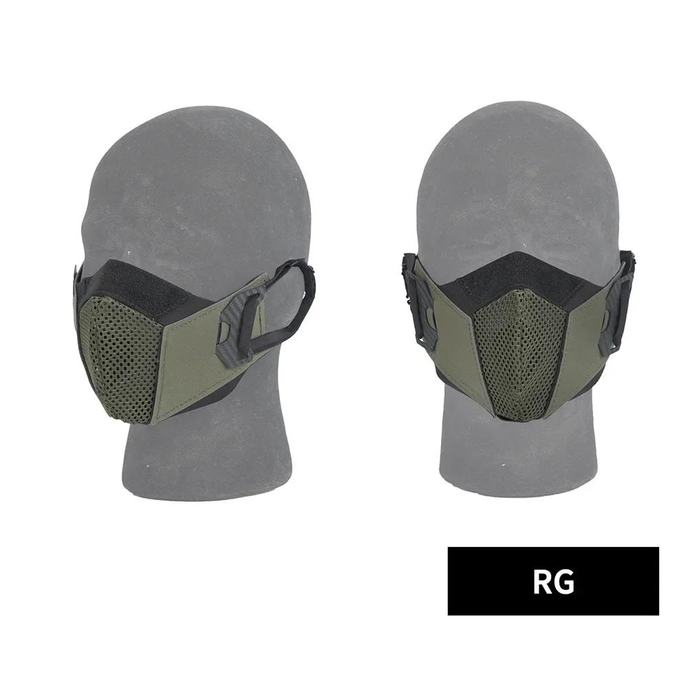 Equipamento de caça máscara facial tática anti-nevoeiro poeira caça proteção engrenagem acessório airsoft confortável respirável ao ar livre - Image 1