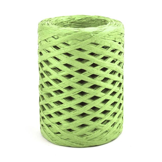 Fio de Palha de Ráfia Natural para Tricô e Crochê: Linha Versátil para DIY, Chapéus de Sol, Sacos de Praia e Cintos 100m