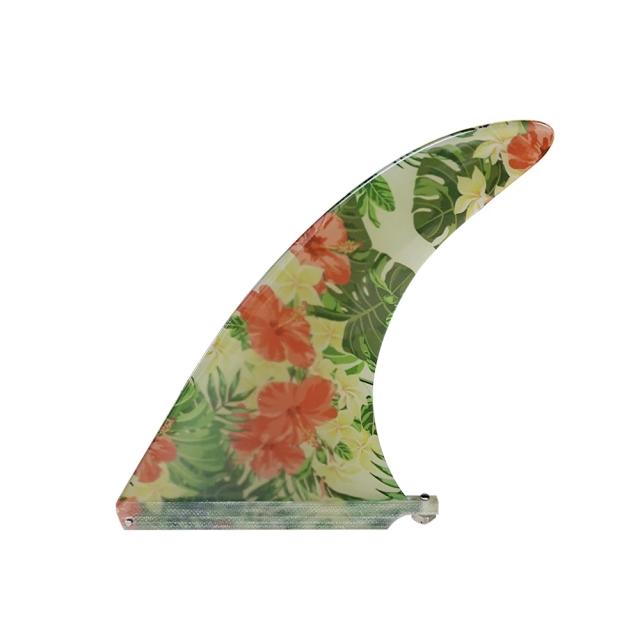 Aletas de Longboard de Fibra de Vidro: Quilhas Únicas de 7, 8, 9.5 e 10 Polegadas para Surf e Paddle Surf