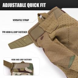 Luvas táticas tela sensível ao toque esportes ao ar livre ciclismo caminhadas acampamento caça tiro combate airsoft trabalho antiderrapante equipamentos de proteção - Image 6