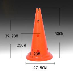 Cone alaranjado do treinamento do esporte, cones do futebol, marcador do campo, 6 PCes - Image 6