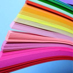 540 folhas origami estrelas papéis dupla face sorte colorido estrela tiras 27 cores decoração papel dobrável para artes artesanato suprimentos - Image 2