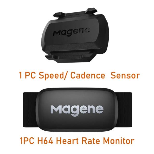 Magene s3 + sensor de cadência de velocidade ant bluetooth computador velocímetro sensor duplo acessórios de bicicleta compatível com wahooonelap zwift