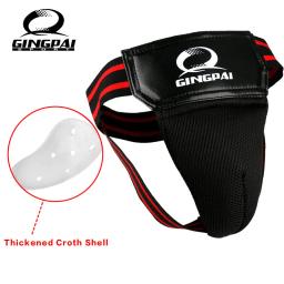 Taekwondo Training Crotch Protector, Kick Boxing Guard, Protetor para Adulto Masculino MMA Jockstrap, Sanda e Virilha, Vermelho e Preto - Image 2