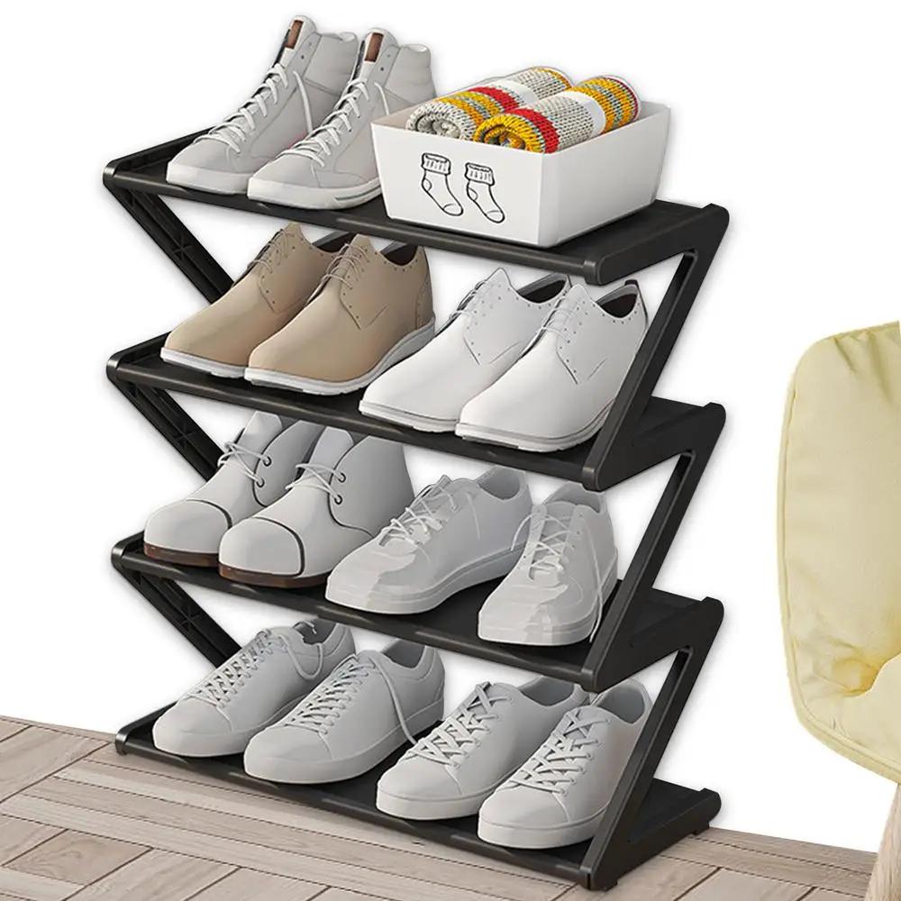 Multifuncional Sapato Rack De Armazenamento, Free Standing Shoe Tower, Dormitório Doméstico, Sneaker Shelf, Montado Z, Entrada - Image 1