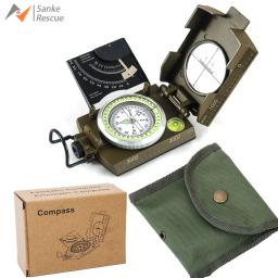 Multifuncional militar avistando navegação bússola com inclinômetro resistente ao impacto bússola impermeável para caminhadas Camping - Image 1