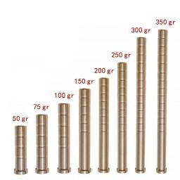 Cobre Arrowhead Conector Broadhead, Archery Seta Inserções, Tiro Acessórios, 37 Grain, 350Grain, 6,2 milímetros, 12Pcs - Image 1