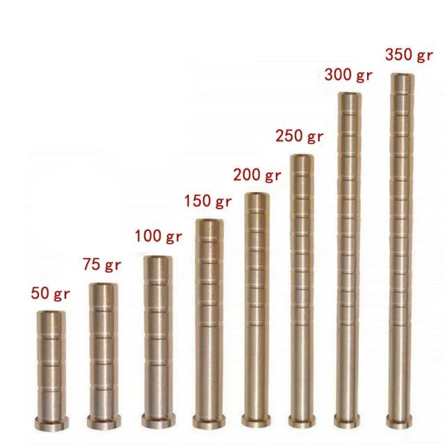 Conectores de Cobre Arrowhead Broadhead para Arqueria - Inserções de Seta, 37 Grãos, 6,2 mm, Pacote com 12 Peças