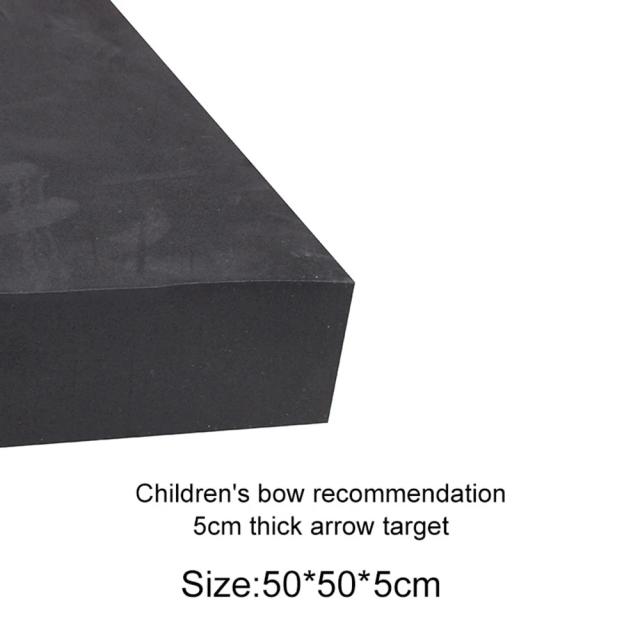 Alvo de Eva Foam para Tiro com Arco - Placa de Alta Densidade 3D para Fotografia e Caça 50x50x5cm