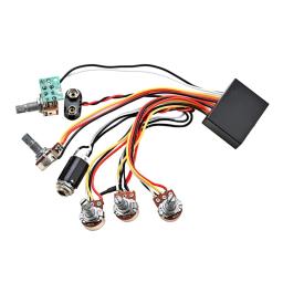 Equalizador ativo e passivo 3 bandas, pré-amplificador baixo elétrico, substituições captador para baixo ativo, - Image 5