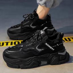 Sapatilhas de Plataforma Respirável Masculina, Sapatos Esportivos Versáteis, Sapatos de Caminhada, Sapato do Velho Pai, Confortável, Alta Qualidade, Moda - Image 5