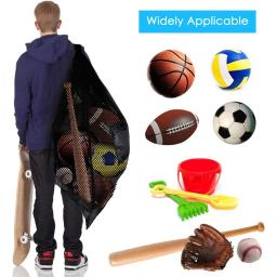 Saco De Esportes De Malha De Cordão, Mochila De Basquete, Futebol, Futebol, Voleibol, Sacos De Armazenamento, Equipamento De Natação - Image 2