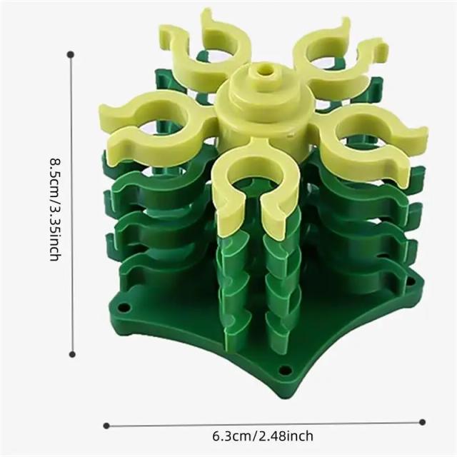 Suporte Organizador Tower para 30 Bobinas de Costura em Plástico - Braçadeiras de Armazenamento para Máquinas de Costura e Ferramentas de Bordado DIY