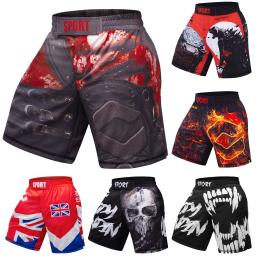 Calções masculinos de boxe, calças de treino MMA, roupas macias, roupas de luta, mma muay thai, kickboxing, taekwondo, jiu, jitsu, barato - Image 1