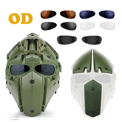 Capacete Tático Completo para Paintball e Airsoft com Alta Proteção e Conforto