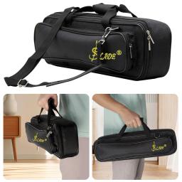 Oxford pano acolchoado flauta saco à prova dwaterproof água flauta gig saco anti shake flauta saco de armazenamento forro de pelúcia para instrumento musical de sopro - Image 4
