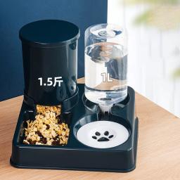 Alimentador automático para animais de estimação com grande capacidade, Dispensador de água para cães pequenos e gatos, Armazenamento de alimentos - Image 2