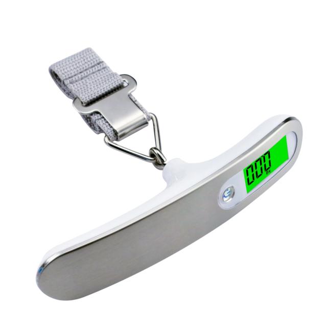 Balança Digital de Bagagem 50kg - Precisão Profissional para Suas Viagens