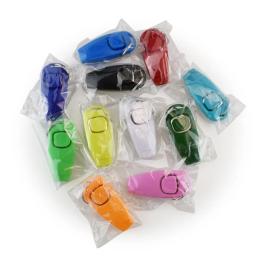 1pc treinamento do cão apito animal de estimação clicker cartão de resposta instrutor do cão de estimação guia assistivo com anel chave guia de ajuda do cão 2 em 1 suprimentos para animais de estimação - Image 4