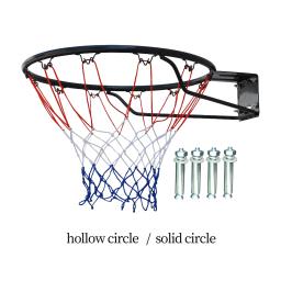 Aro de basquete padrão montado na parede, gol de basquete para exterior, quintal doméstico, parque comunitário de quadra, 45cm - Image 1