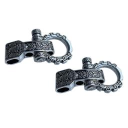Fivelas ajustáveis para pulseira Paracord, fecho, pino de parafuso, manilha de âncora, cinto, 10 pcs - Image 2