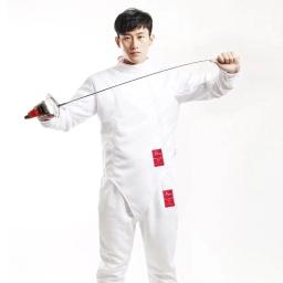 Clássico Masculino Esgrima Terno De Treino De Proteção, Foil Epee Saber, Calças Uniformes, Jaqueta, Conjunto De Coletes, 350NW, 2024 - Image 5