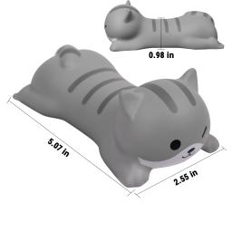 Cute Cat Wrist Rest Suporte para Mouse, ergonômico, espuma macia de memória, travesseiro rosa, material de escritório, brinquedos de descompressão - Image 3