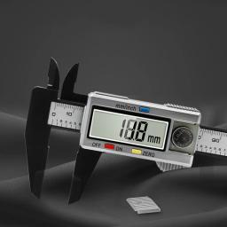 Paquímetro Vernier De Plástico Eletrônico, Ferramenta De Medição, Diâmetro Exterior Interno, Display Digital, Alta Resistência, 150mm - Image 5