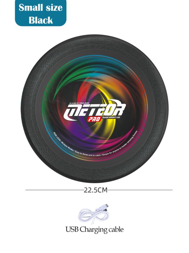 Brinquedo Disco Voador LED Colorido para Lazer ao Ar Livre com Mudanças de Iluminação